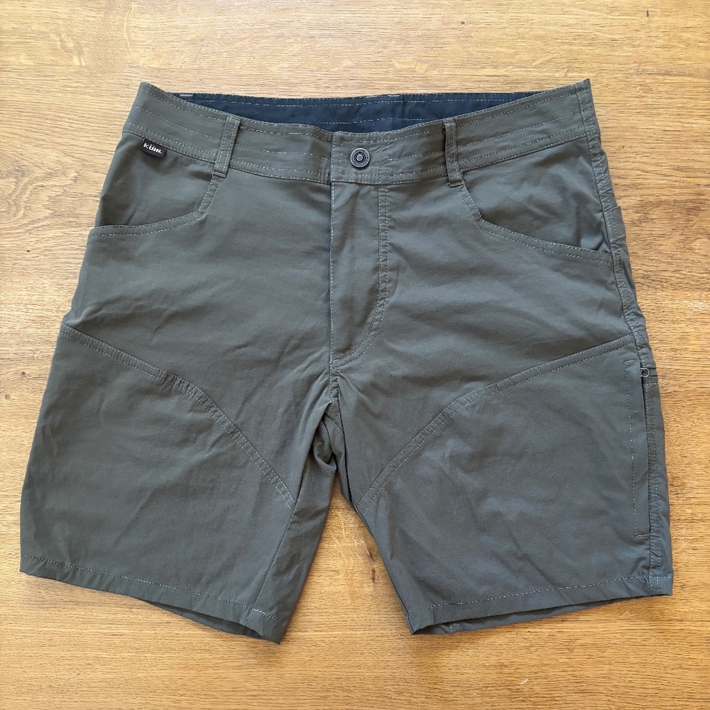 Kuhl Mens Shorts  live Brown Hiking Outdoors, Size 34